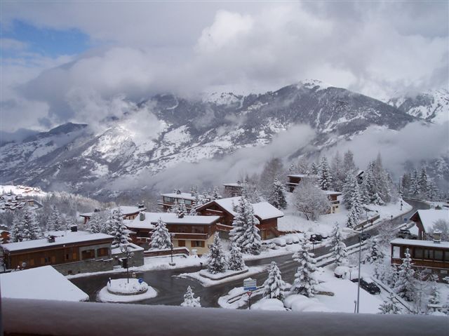 photo 17 Location entre particuliers Courchevel appartement Rhne-Alpes Savoie Vue du balcon