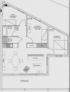 photo 1 Location entre particuliers Besse - Super Besse appartement Auvergne  Plan de la location