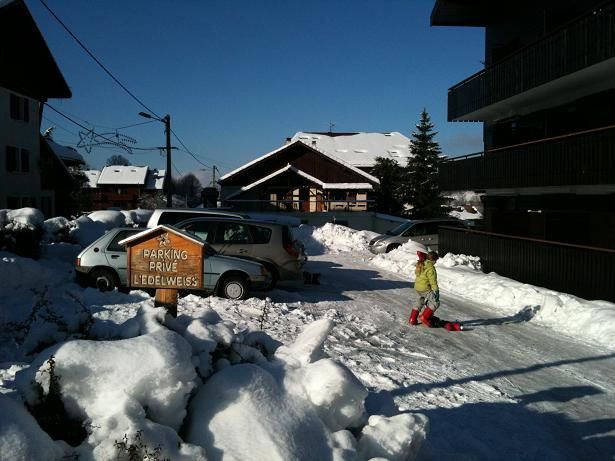 photo 9 Location entre particuliers Bernex appartement Rhne-Alpes Haute-Savoie Vue extrieure de la location