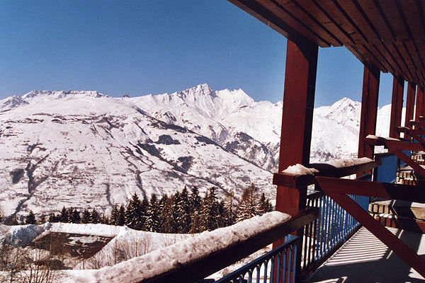 photo 0 Location entre particuliers Les Arcs studio Rhne-Alpes Savoie Vue du balcon