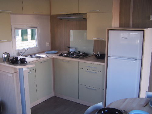 photo 5 Location entre particuliers Deauville mobilhome Basse-Normandie Calvados Cuisine amricaine