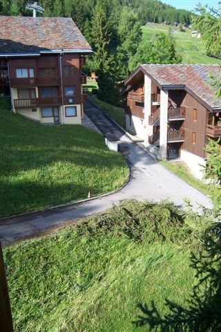 photo 15 Location entre particuliers Montchavin les Coches appartement Rhne-Alpes Savoie Vue du balcon