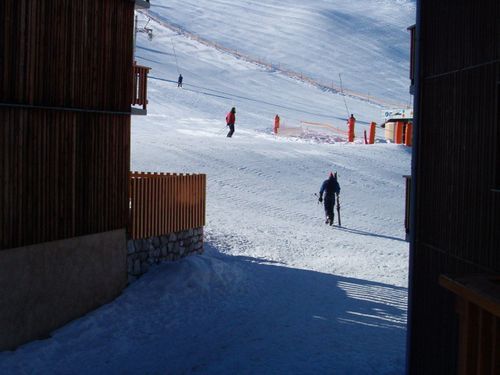 photo 11 Location entre particuliers La Plagne studio Rhne-Alpes Savoie Vue du balcon