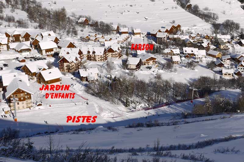 photo 17 Location entre particuliers Saint Sorlin d'Arves chalet Rhne-Alpes Savoie Plan de la location