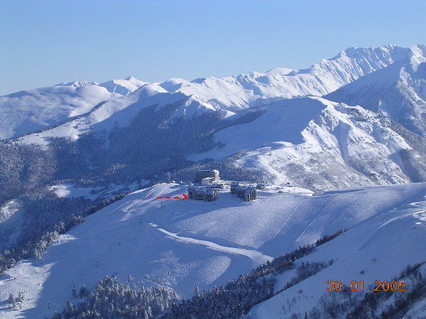 photo 7 Location entre particuliers Luchon Superbagneres studio Midi-Pyrnes Haute Garonne Vue extrieure de la location