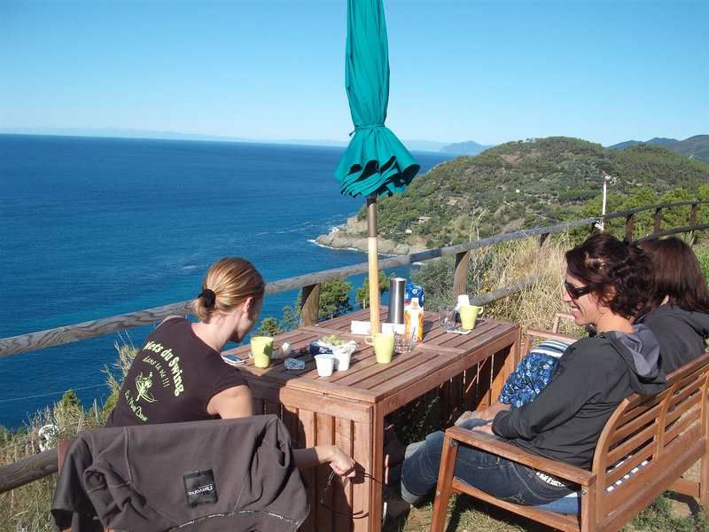 photo 5 Location entre particuliers Bonassola appartement Ligurie La Spezia (province de) Vue de la terrasse