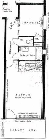 photo 10 Location entre particuliers Alpe d'Huez appartement Rhne-Alpes Isre Plan de la location