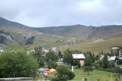 photo 9 Location entre particuliers La Toussuire studio Rhne-Alpes Savoie Vue du balcon