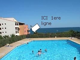 photo 5 Location entre particuliers Cap d'Agde appartement Languedoc-Roussillon Hrault Piscine