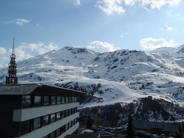 photo 11 Location entre particuliers Les Menuires appartement Rhne-Alpes Savoie Vue de la terrasse