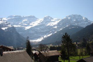 photo 9 Location entre particuliers Les Diablerets appartement Vaud  Vue du balcon