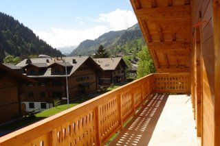 photo 8 Location entre particuliers Les Diablerets appartement Vaud  Vue du balcon