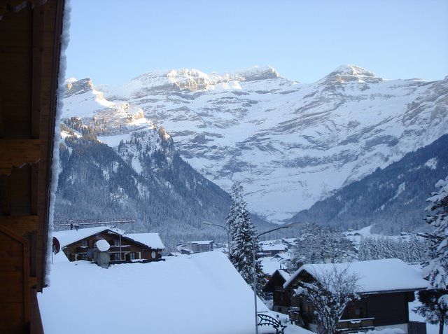 photo 7 Location entre particuliers Les Diablerets appartement Vaud  Vue du balcon