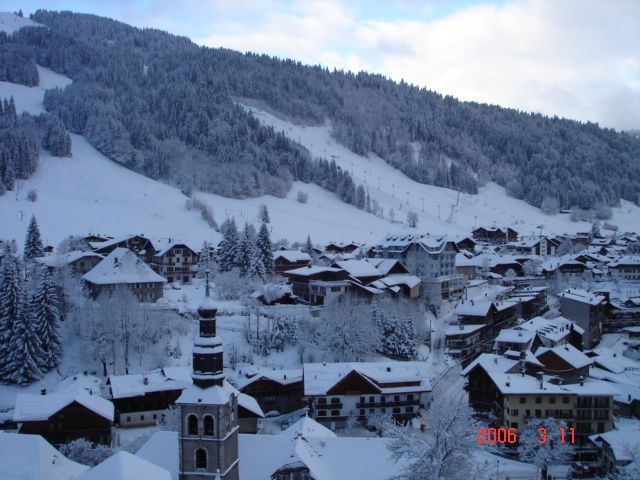 photo 1 Location entre particuliers Morzine appartement Rhne-Alpes Haute-Savoie Vue du balcon