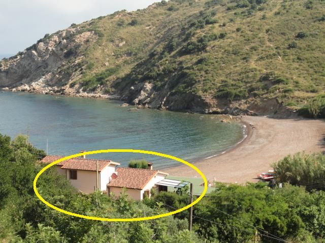 photo 0 Location entre particuliers Rio nell'Elba appartement Toscane Ile d'Elbe Vue extrieure de la location