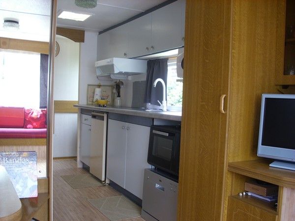 photo 2 Location entre particuliers Biscarrosse mobilhome Aquitaine Landes Coin cuisine