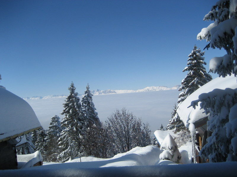 photo 7 Location entre particuliers Chamrousse chalet Rhne-Alpes Isre Vue de la terrasse