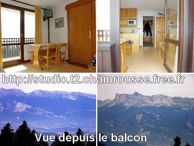 photo 0 Location entre particuliers Chamrousse studio Rhne-Alpes Isre Vue depuis la location