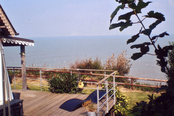 photo 4 Location entre particuliers Honfleur maison Basse-Normandie Calvados Vue de la terrasse