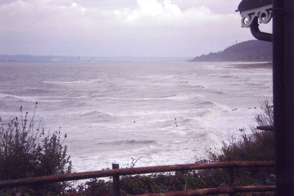 photo 1 Location entre particuliers Honfleur maison Basse-Normandie Calvados Vue de la terrasse