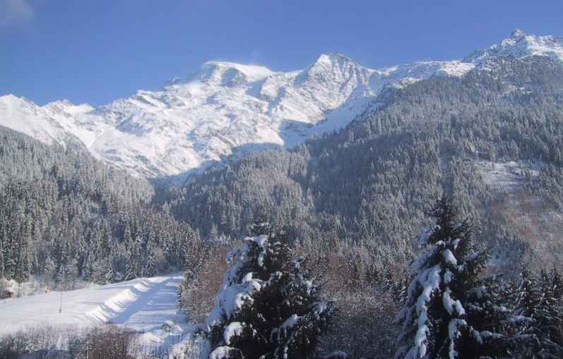 photo 8 Location entre particuliers Les Contamines Montjoie appartement Rhne-Alpes Haute-Savoie Vue du balcon