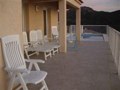 photo 4 Location entre particuliers Tizzano villa Corse Corse du Sud Vue de la terrasse