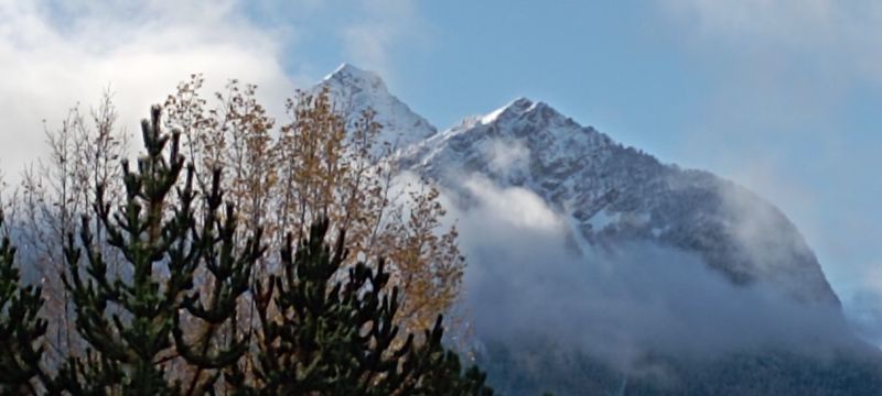 photo 9 Location entre particuliers Brianon appartement Provence-Alpes-Cte d'Azur Hautes-Alpes Vue de la terrasse