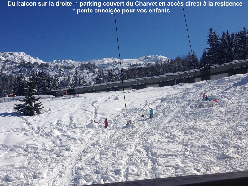 photo 17 Location entre particuliers Les Arcs studio Rhne-Alpes Savoie Vue du balcon