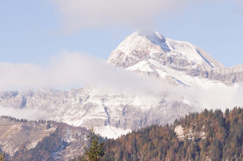 photo 1 Location entre particuliers Notre Dame de Bellecombe appartement Rhne-Alpes Savoie Vue du balcon