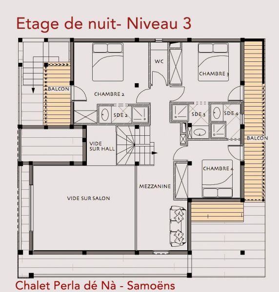 photo 28 Location entre particuliers Samons chalet Rhne-Alpes Haute-Savoie Plan de la location