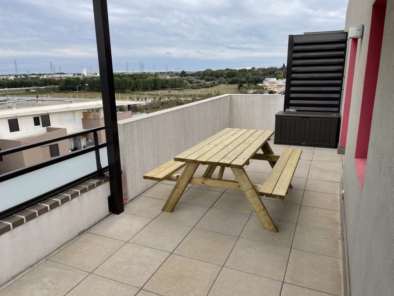 photo 10 Location entre particuliers Montpellier appartement Languedoc-Roussillon Hrault Vue de la terrasse