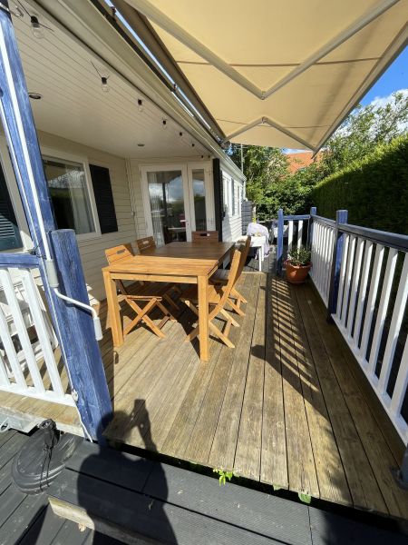 photo 1 Location entre particuliers Deauville mobilhome Basse-Normandie Calvados Terrasse