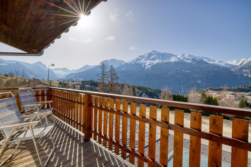 photo 1 Location entre particuliers Aussois appartement Rhne-Alpes Savoie Vue du balcon