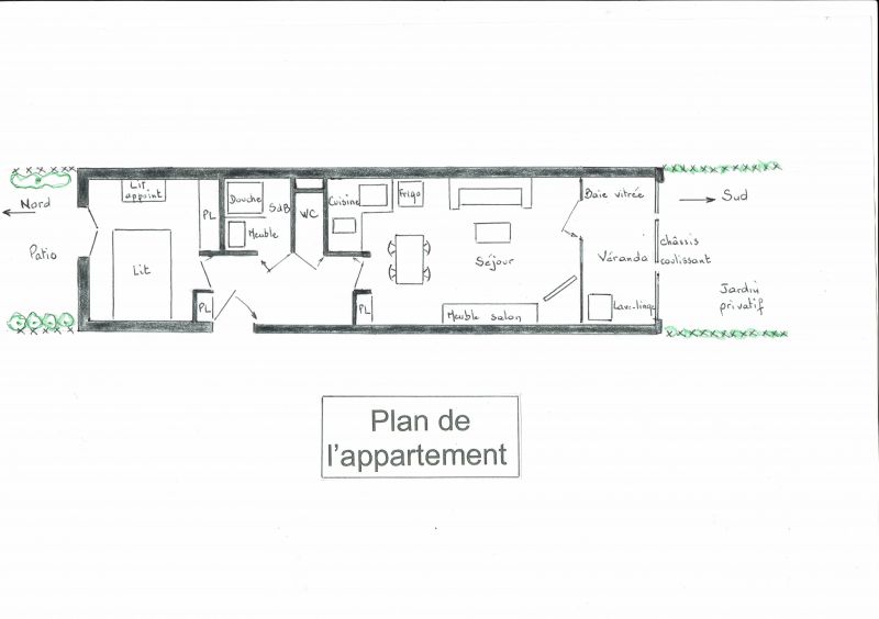 photo 10 Location entre particuliers Le Grau du Roi appartement Languedoc-Roussillon Gard Plan de la location