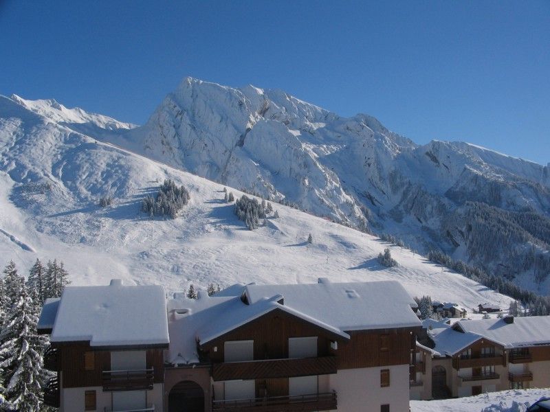 photo 0 Location entre particuliers Manigod-Croix Fry/L'tale-Merdassier appartement Rhne-Alpes Haute-Savoie Vue du balcon