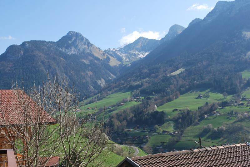 photo 15 Location entre particuliers La Clusaz chalet Rhne-Alpes Haute-Savoie Vue du balcon