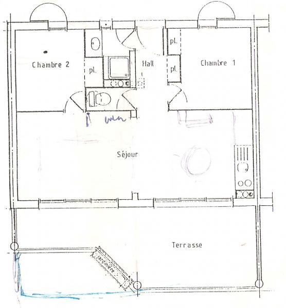 photo 9 Location entre particuliers Saint Pierre la Mer appartement Languedoc-Roussillon Aude Plan de la location