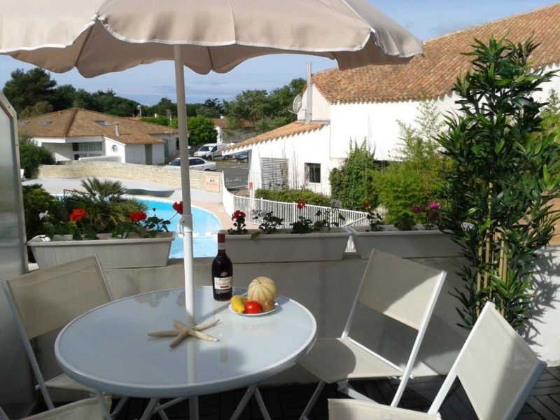 photo 2 Location entre particuliers La Couarde-sur-Mer appartement Poitou-Charentes Charente-Maritime Vue de la terrasse