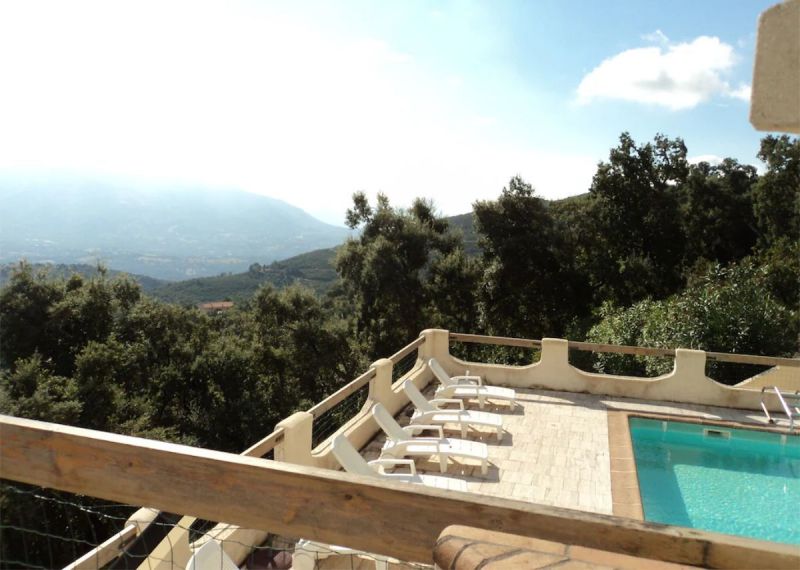 photo 0 Location entre particuliers Ajaccio villa Corse Corse du Sud Vue de la terrasse