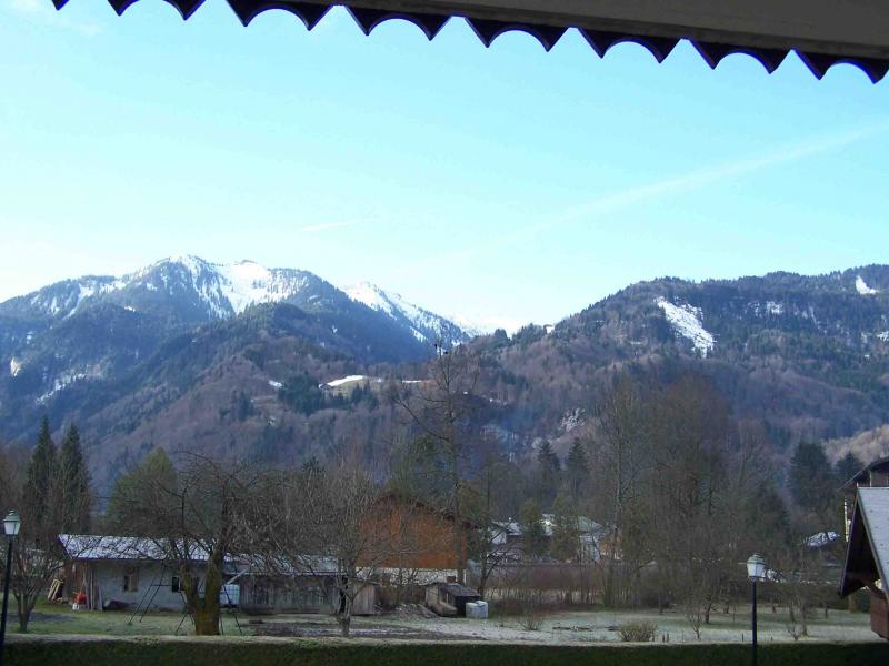 photo 15 Location entre particuliers Samons studio Rhne-Alpes Haute-Savoie Vue du balcon