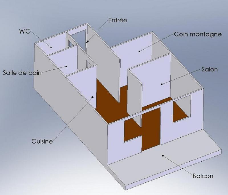 photo 1 Location entre particuliers Alpe d'Huez appartement Rhne-Alpes Isre Plan de la location