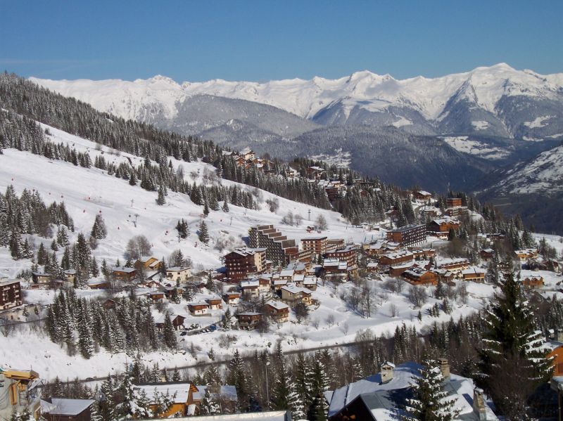 photo 1 Location entre particuliers Courchevel appartement Rhne-Alpes Savoie Vue du balcon