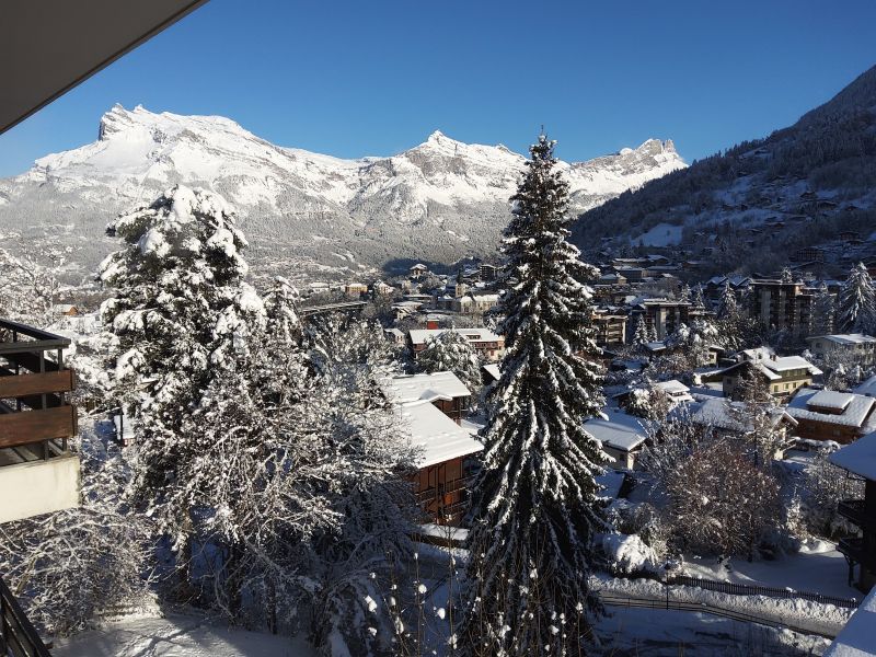 photo 18 Location entre particuliers Saint Gervais Mont-Blanc appartement Rhne-Alpes Haute-Savoie Vue du balcon