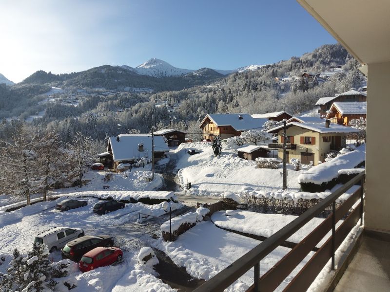 photo 1 Location entre particuliers Saint Gervais Mont-Blanc appartement Rhne-Alpes Haute-Savoie Vue de la terrasse