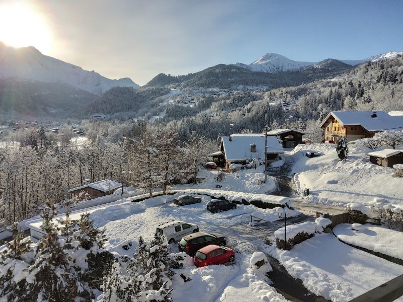 photo 0 Location entre particuliers Saint Gervais Mont-Blanc appartement Rhne-Alpes Haute-Savoie Vue de la terrasse