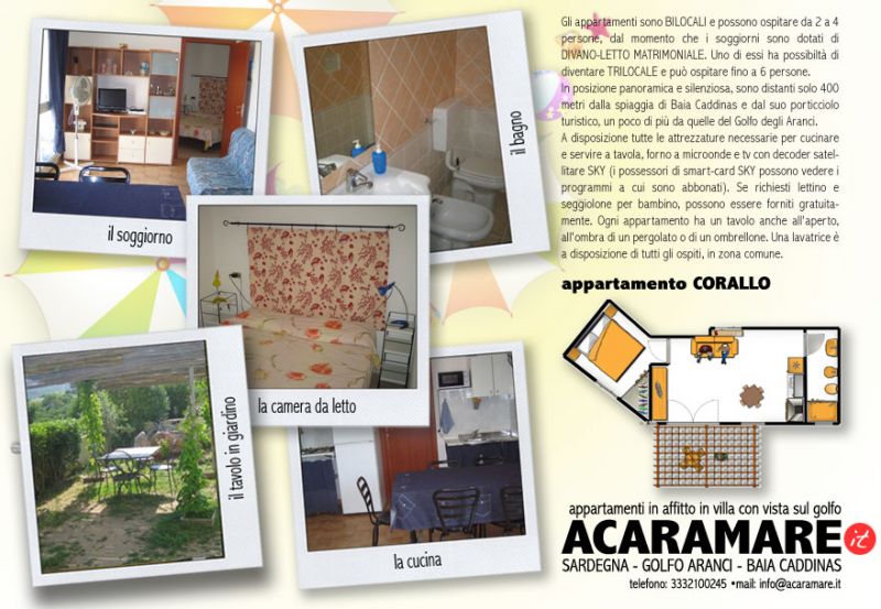 photo 8 Location entre particuliers Golfo Aranci appartement Sardaigne Olbia Tempio (province de) Plan de la location