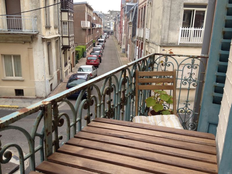 photo 6 Location entre particuliers Le Trport maison Haute-Normandie Seine-Maritime Vue du balcon