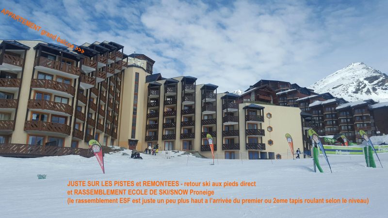 photo 17 Location entre particuliers Val Thorens appartement Rhne-Alpes Savoie Vue extrieure de la location