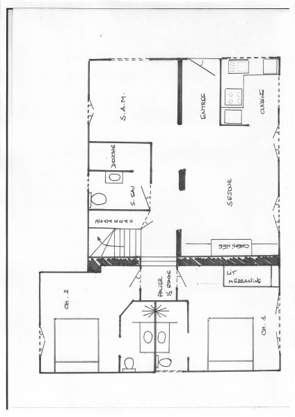 photo 19 Location entre particuliers La Plagne chalet Rhne-Alpes Savoie Plan de la location