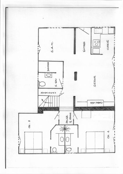 photo 19 Location entre particuliers La Plagne chalet Rhne-Alpes Savoie Plan de la location